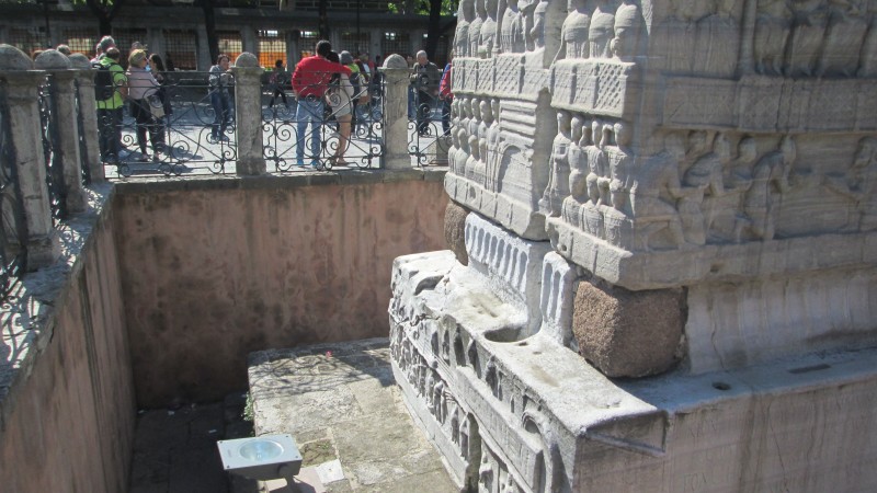 Bottom of the Obelisk of Theodosius