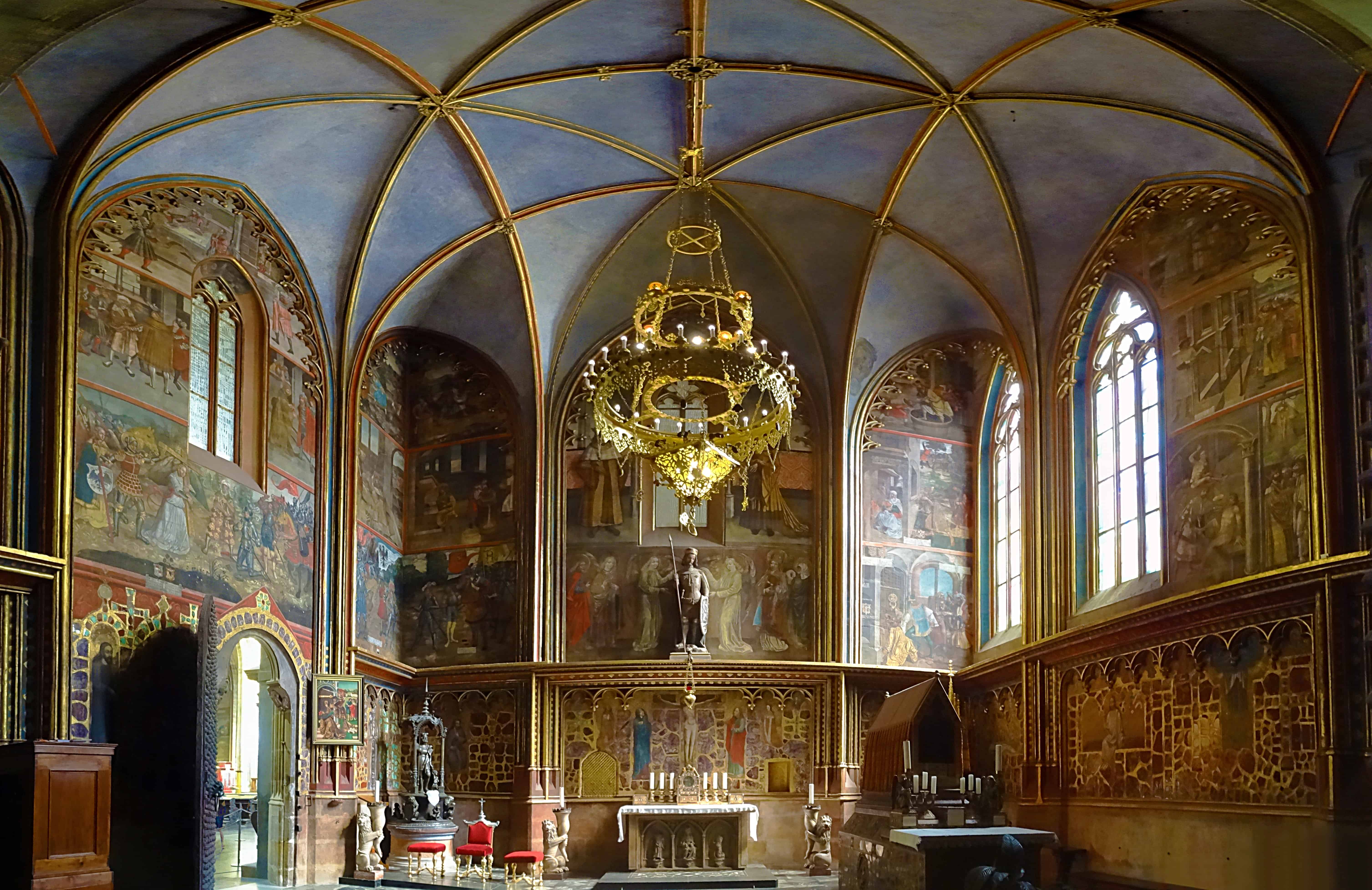 Interior of the St. Wenceslas Chapel