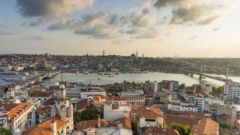 Eminonu from Galata Tower