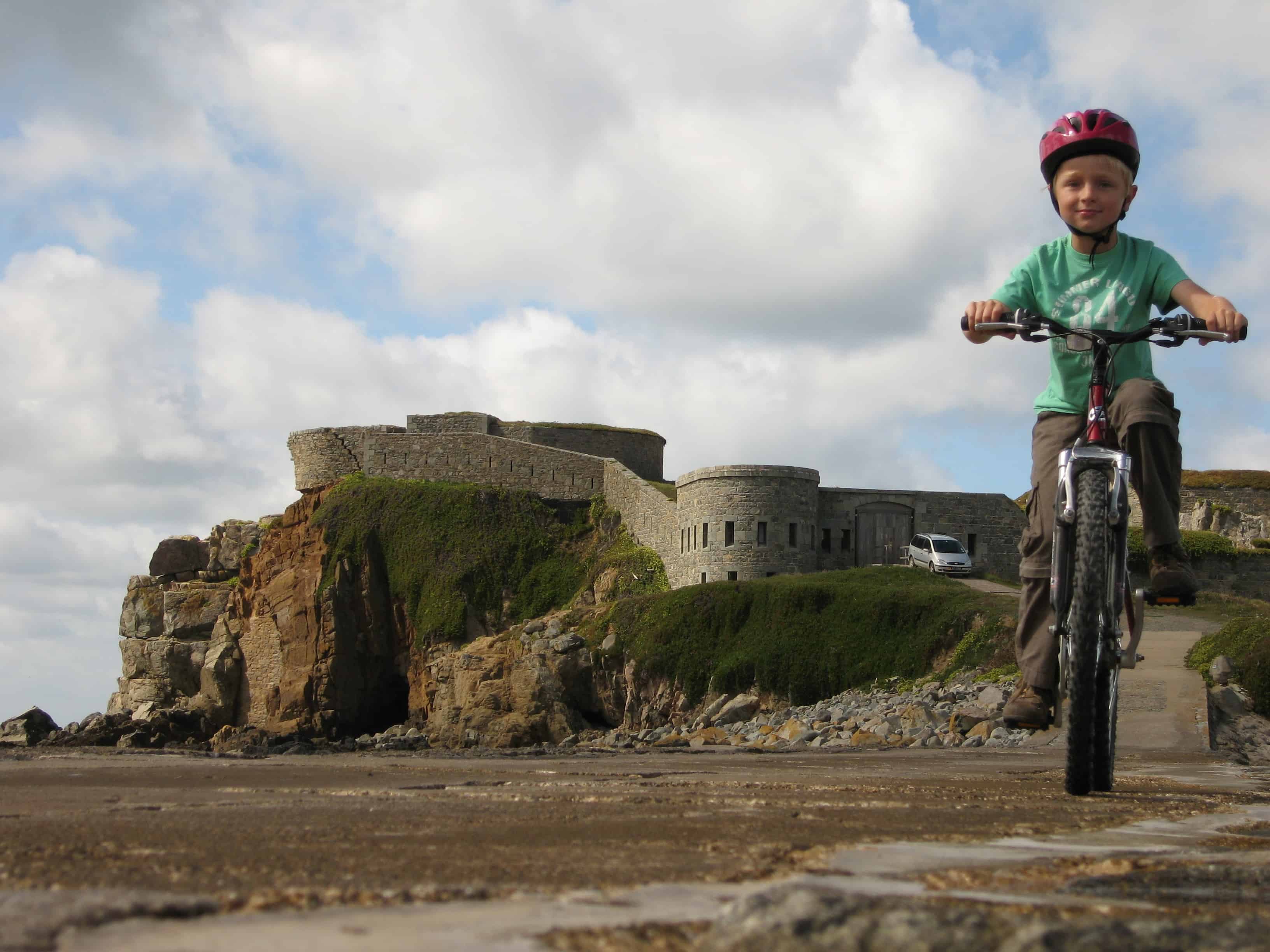 Fort Clonque from beach