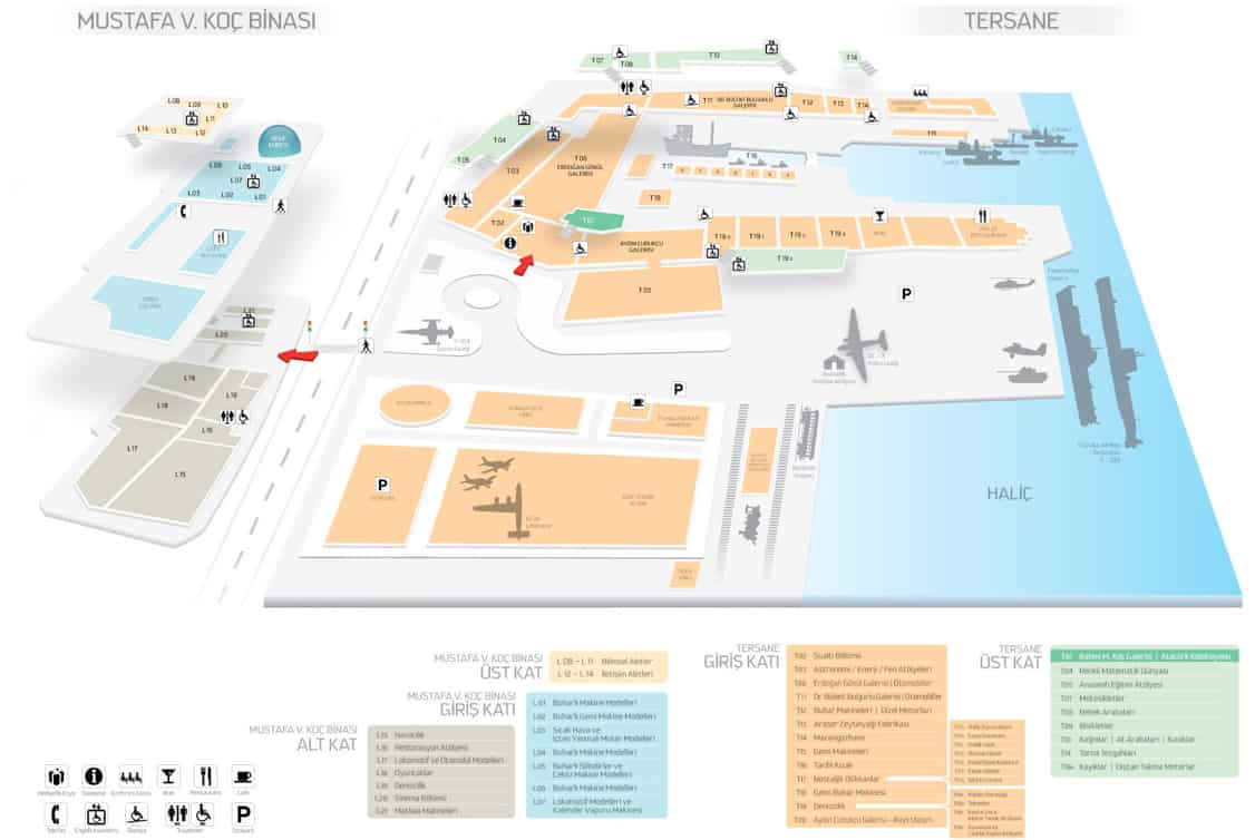 Rahmi Koc Museum Plan