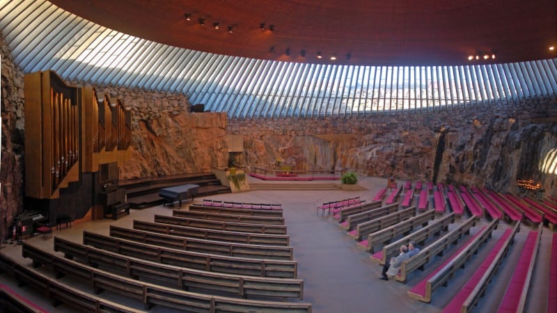 Temppeliaukio Kirkko (Church of The Rock) interior