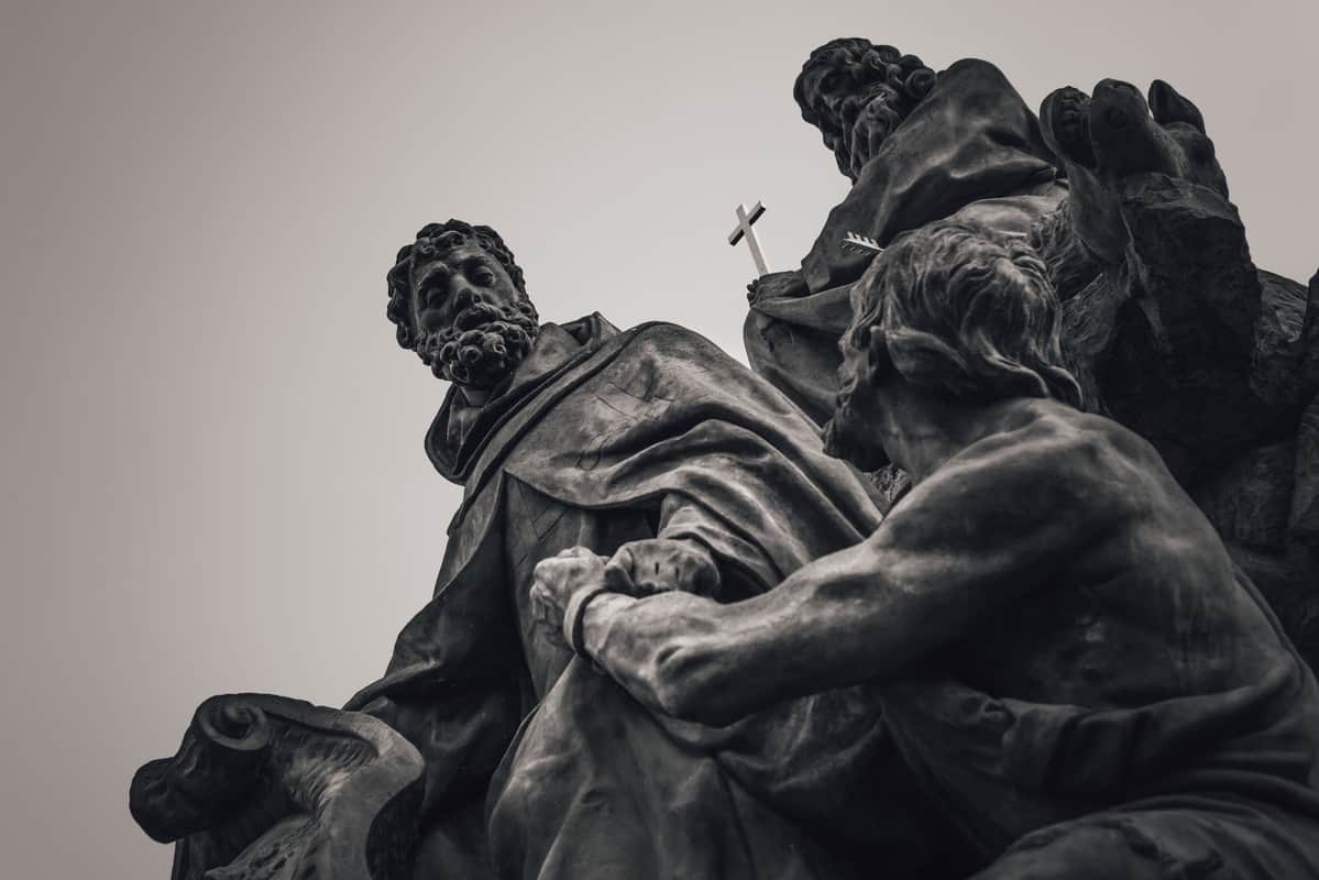 The most expensive statue on the Charles Brdige