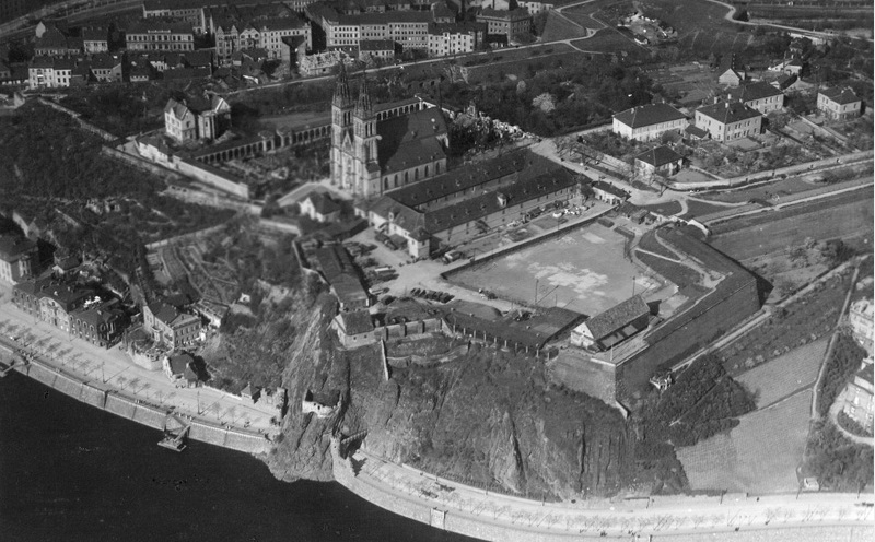 An old image of the Vysehrad Castle