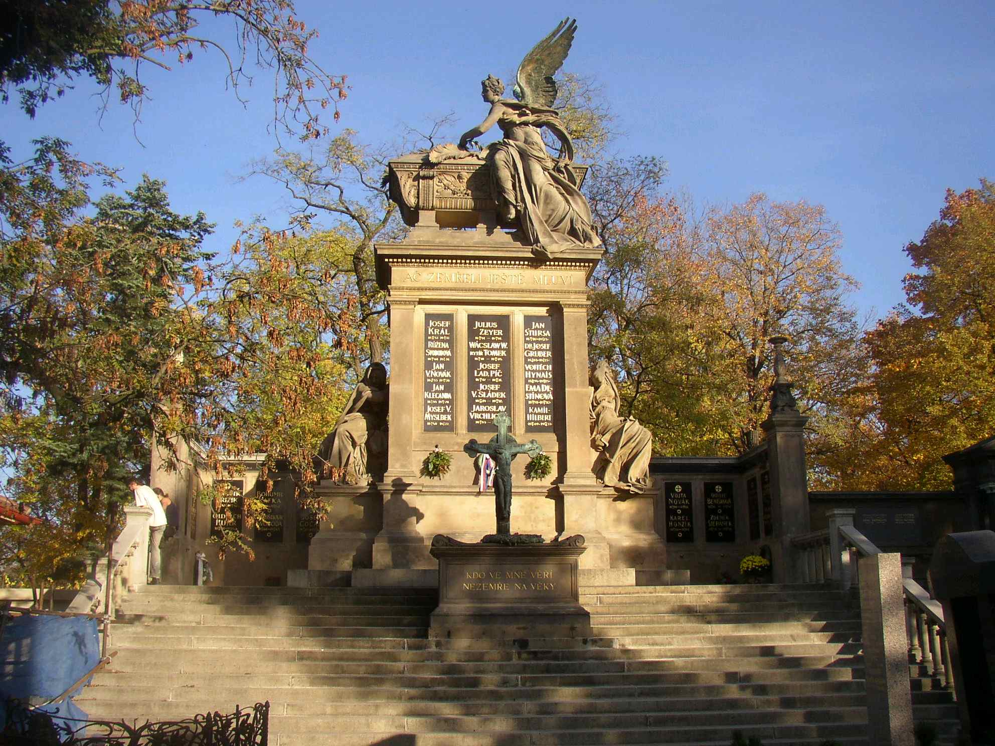 Pantheon located at the Vysehrad Cemetery