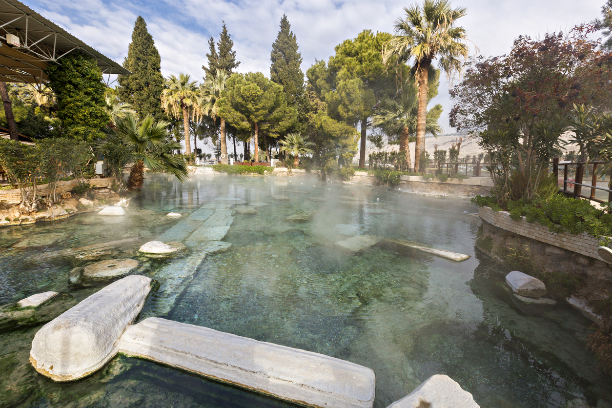 Ancient pool in the Hierapolis Ancient City