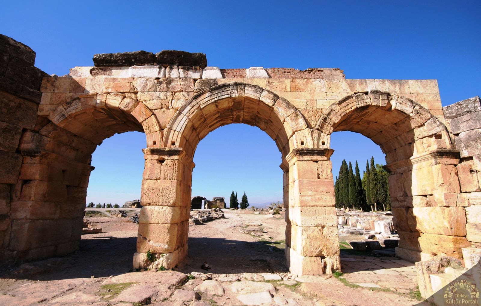 Entrance of the Frontinus street, Denizli