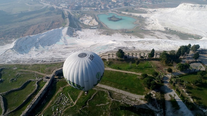 Hierapolis Ancient City and Pamukkale travertines