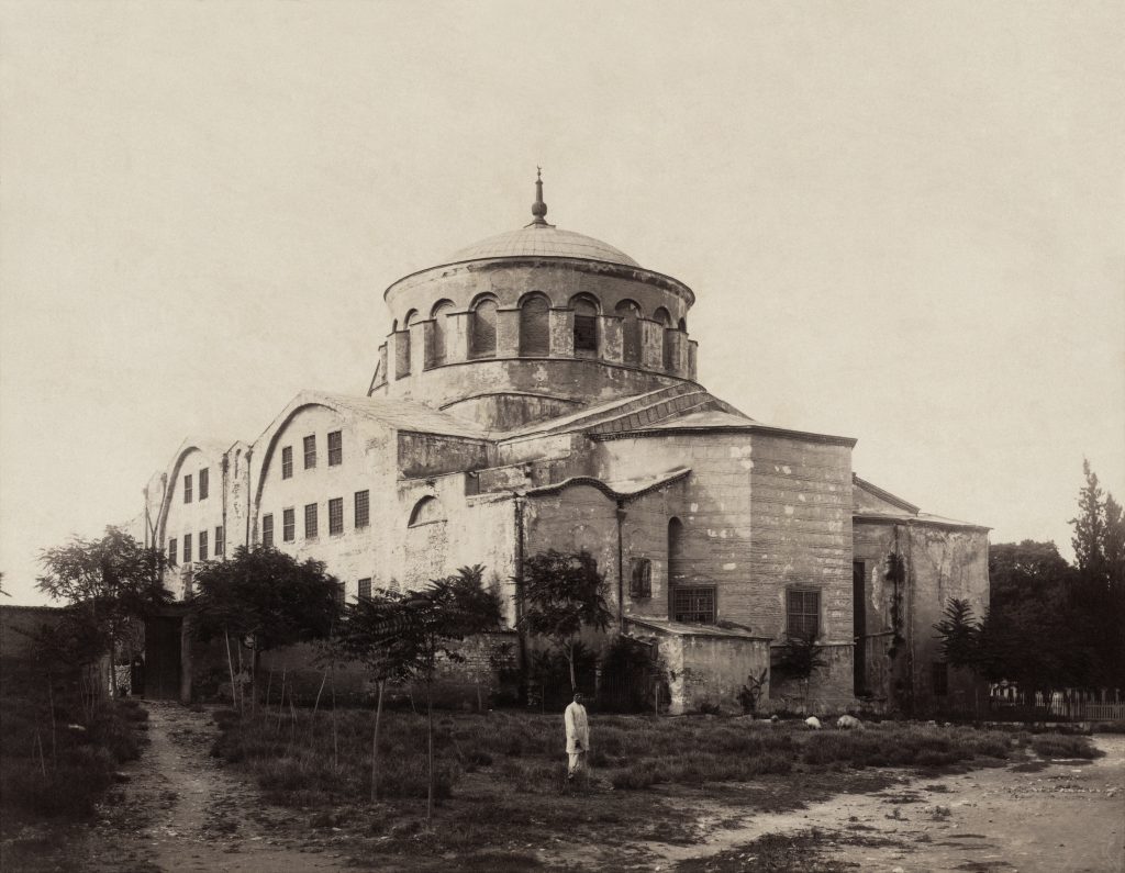 Old picture of Hagia Irene from 1888